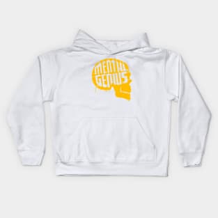 MENTAL GENIUS - Collector yellow edition Kids Hoodie